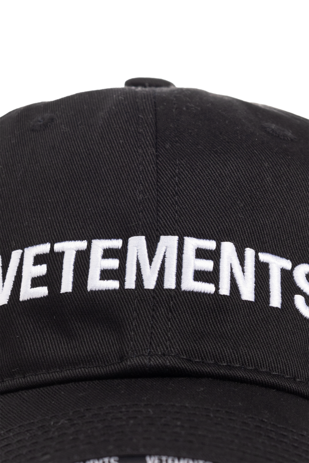 Black Baseball cap with logo VETEMENTS - Vitkac Canada